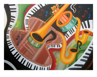 Sax To The Max Giclee Print Sax To The Max Giclee Print