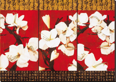 Asian Amaryllis I Stretched Canvas Print Asian Amaryllis I Stretched Canvas Print