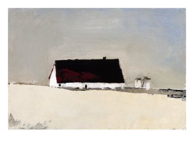 Big Barn and Silos Giclee Print Big Barn and Silos Giclee Print