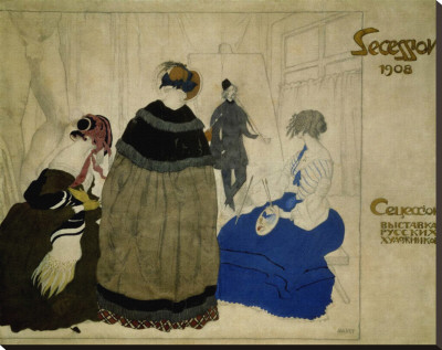 Secession, c.1908 Stretched Canvas Print Secession, c.1908 Stretched Canvas Print