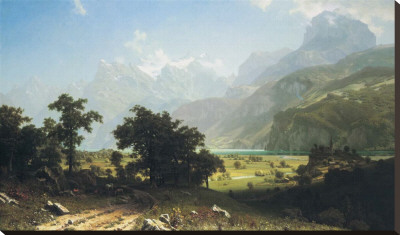 Lake Lucerne Stretched Canvas Print Lake Lucerne Stretched Canvas Print