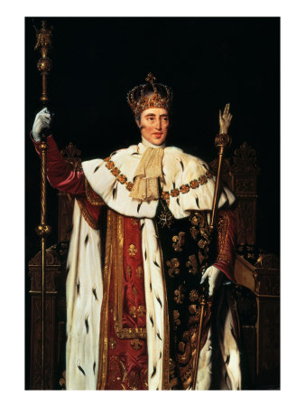 Charles X in His Coronation Dress (detail)