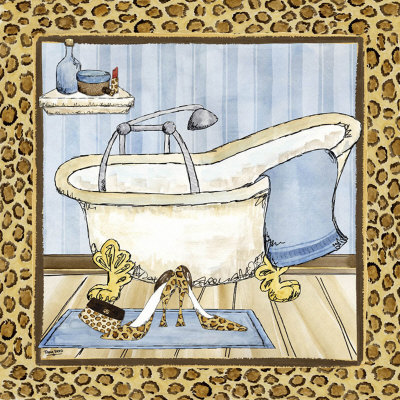 Jungle Bath II Print Jungle Bath II Print