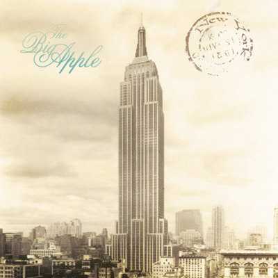Big Apple Square Print Big Apple Square Print