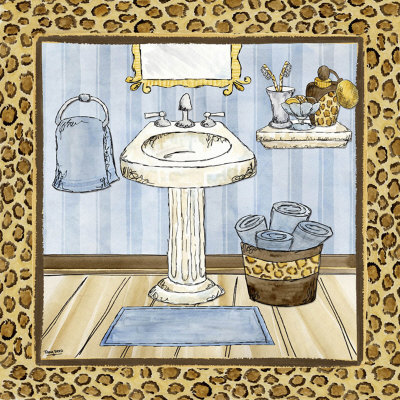 Jungle Bath I Print Jungle Bath I Print