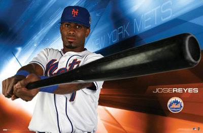 New York Mets - Jose Reyes Poster New York Mets - Jose Reyes Poster