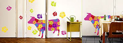 Cow Wall Decal Cow Wall Decal