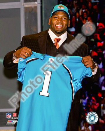 Eugene Monroe 2009 Draft Day Photograph Eugene Monroe 2009 Draft Day Photograph
