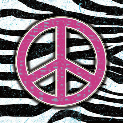 Zebra Peace Print Zebra Peace Print