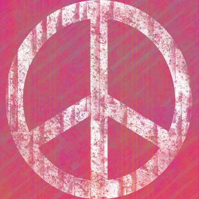 Pink Peace Print Pink Peace Print