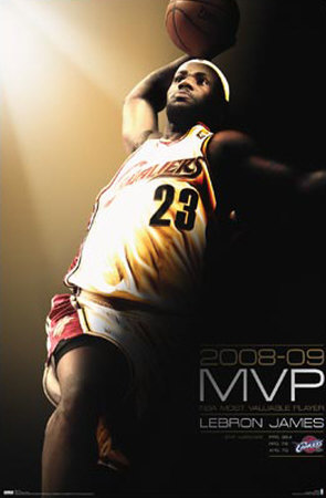 LeBron James - MVP 2009 Poster LeBron James - MVP 2009 Poster