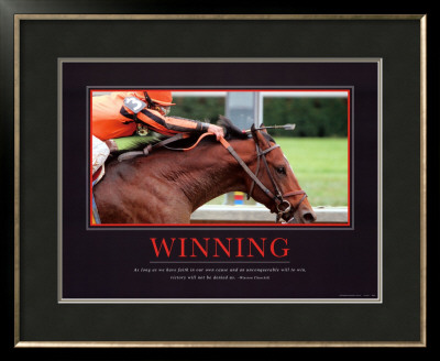 Winning Framed Print Winning Framed Print