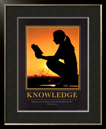 Knowledge Framed Print Knowledge Framed Print