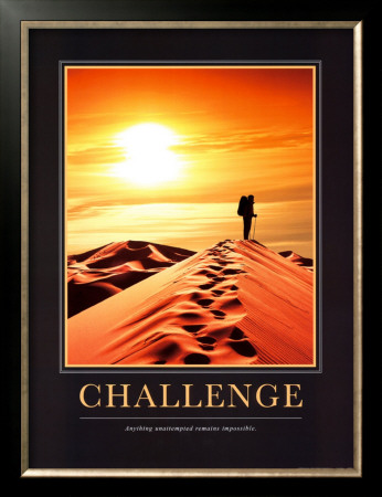 Challenge Framed Print Challenge Framed Print