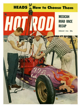 hot rod art prints. Hot Rod Magazine Cover Print