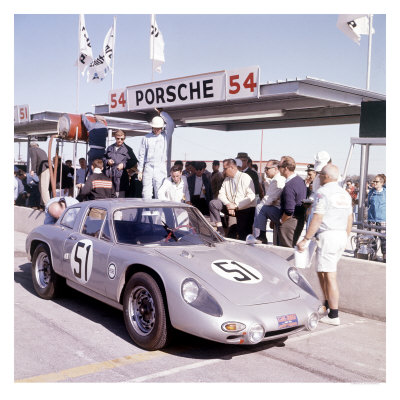 Porsche Longnose Coupe at Sebring Print Porsche Longnose Coupe at Sebring Print