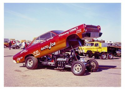 Mercury Funny Car Print Mercury Funny Car Print