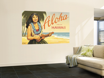 Aloha from Hawaii Wall Mural Aloha from Hawaii Wall Mural