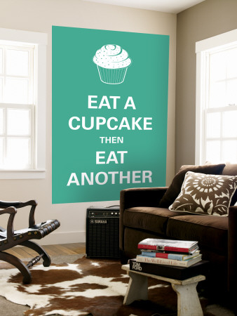 Eat A Cupcake Wall Mural Eat A Cupcake Wall Mural