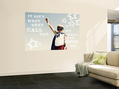 Confidence Wall Mural Confidence Wall Mural