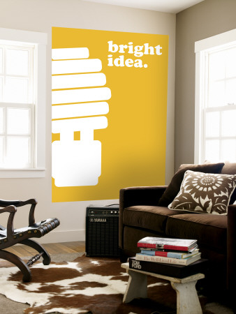 Bright Idea Wall Mural Bright Idea Wall Mural