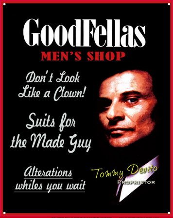 GoodFelllas - Men's Shop Tin Sign GoodFelllas - Men's Shop Tin Sign