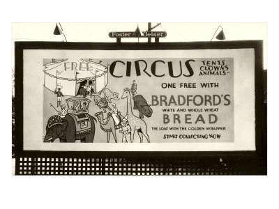 Bradford's Bread Billboard Giclee Print Bradford's Bread Billboard Giclee Print