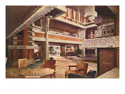 Tokyo Imperial Hotel, Interior Giclee Print Tokyo Imperial Hotel, Interior Giclee Print