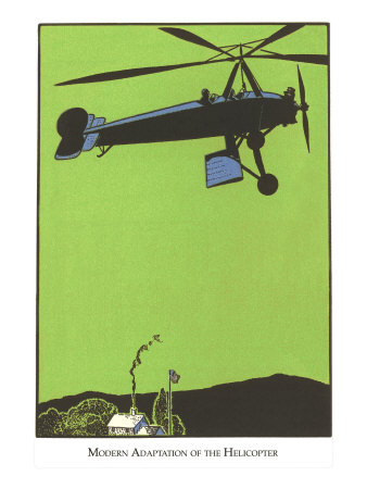 Early Helicopter Giclee Print Early Helicopter Giclee Print