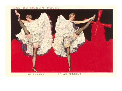 Can-Can Girls at Moulin Rouge Giclee Print Can-Can Girls at Moulin Rouge Giclee Print