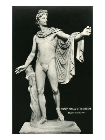 The Belvedere Apollo Giclee Print The Belvedere Apollo Giclee Print