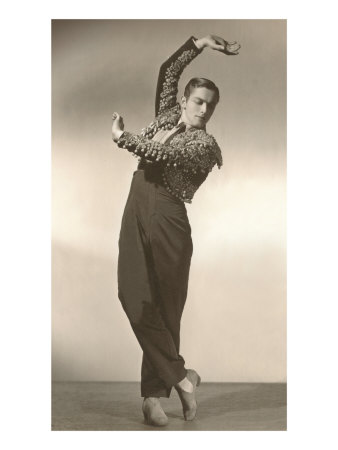 Flamecno Dancer Giclee Print Flamecno Dancer Giclee Print