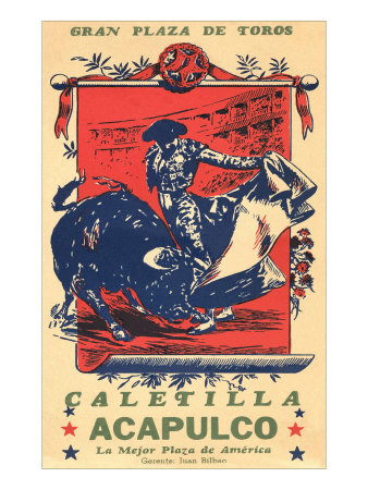 Bullfighting from Acapulco Giclee Print Bullfighting from Acapulco Giclee Print