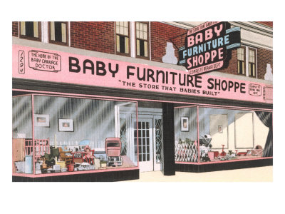 Furnature Store on Baby Furniture Store Giclee Print At Art Com