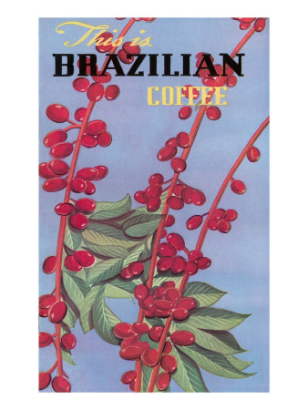 Brazilian Coffee, Beans Giclee Print Brazilian Coffee, Beans Giclee Print