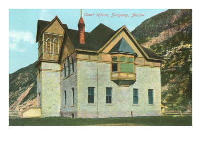 Skagway Courthouse, Alaska Giclee Print Skagway Courthouse, Alaska Giclee Print
