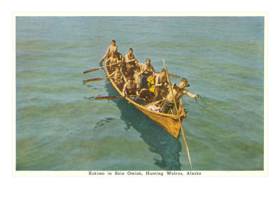 Eskimos in Omiak Giclee Print Eskimos in Omiak Giclee Print