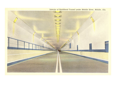 Bankhead Tunnel, Mobile, Alabama Giclee Print Bankhead Tunnel, Mobile, Alabama Giclee Print