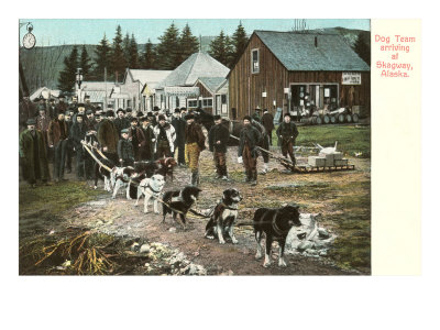 Dog Team, Skagway, Alaska Giclee Print Dog Team, Skagway, Alaska Giclee Print