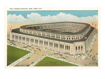 Yankee Stadium, New York Giclee Print Yankee Stadium, New York Giclee Print