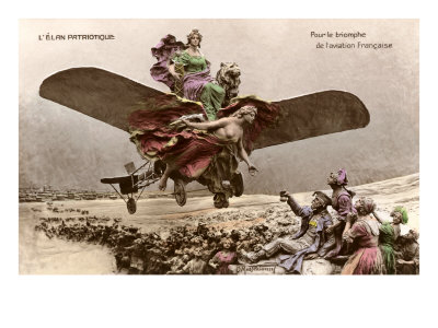The Triumph of French Aviation Giclee Print The Triumph of French Aviation Giclee Print