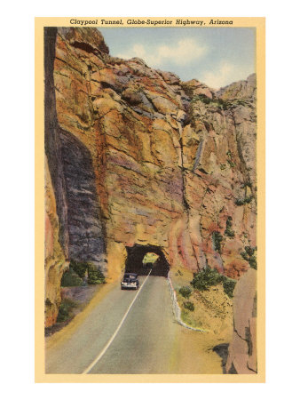 Claypool Tunnel, Arizona Giclee Print Claypool Tunnel, Arizona Giclee Print