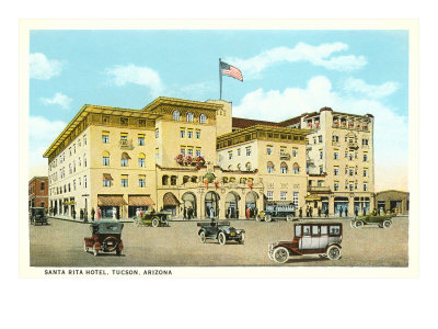 Santa Rita Hotel, Tucson, Arizona Giclee Print Santa Rita Hotel, Tucson, Arizona Giclee Print
