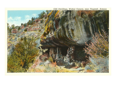Cliff Dwellings, Flagstaff, Arizona Giclee Print Cliff Dwellings, Flagstaff, Arizona Giclee Print