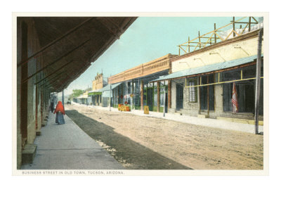 Old Town, Tucson, Arizona Giclee Print Old Town, Tucson, Arizona Giclee Print