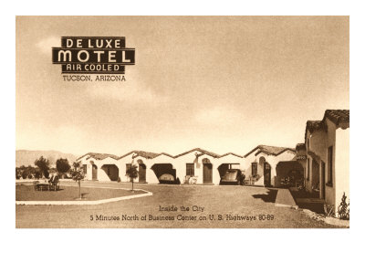 Deluxe Motel, Tucson, Arizona Giclee Print Deluxe Motel, Tucson, Arizona Giclee Print