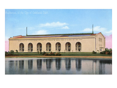 Auditorium, Oakland, California Giclee Print Auditorium, Oakland, California Giclee Print