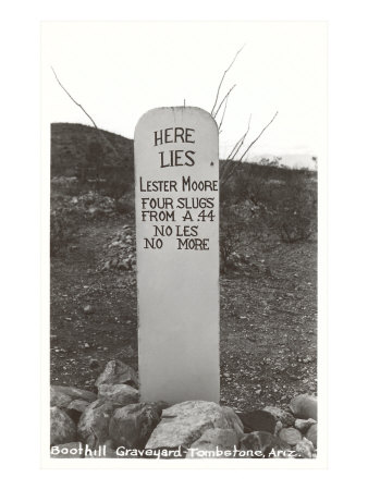 Boothill Grave, Tombstone, Arizona Giclee Print Boothill Grave, Tombstone, Arizona Giclee Print