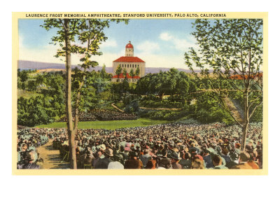 Amphitheater, Stanford, California Giclee Print Amphitheater, Stanford, California Giclee Print