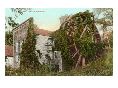 Old Mill, Napa, California Giclee Print Old Mill, Napa, California Giclee Print